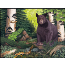 “Daydreaming” (Black bear-Superior National Forest) Copyright 2006 - 18 X 24